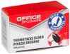 Office Products Punaises klassiek, 100 stuks, zilver