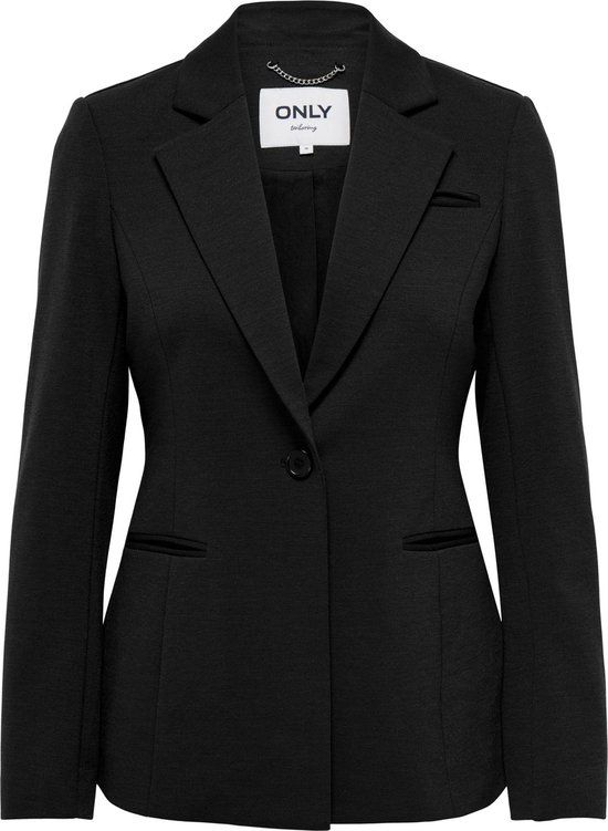 ONLY ONLPEACH L/S FIT BLAZER TLR NOOS Blazer - Zwart - Maat 36