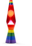 i-Total Lavalamp - Lava Lamp - Sfeerlamp - 40x11 cm - Glas/Aluminium - 30W - Love is Love