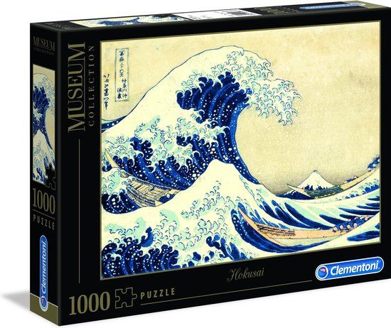 Clementoni Hokusai "The Great wave" - 1000 stukjes - Museum Collection - Legpuzzel