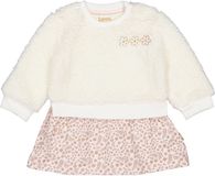 B.E.S.S Baby Jurk Abigail AOP Pink Leaves maat 74