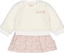 B.E.S.S Baby Jurk Abigail AOP Pink Leaves maat 74