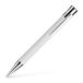 Otto Hutt Potlood D04 messing wit-platina geruit guillochering mat 13,3 cm, stiftgrootte 0,7 mm, 002-11221