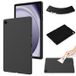 Samsung Coque Samsung Galaxy Tab A11+ en silicone liquide - Noire