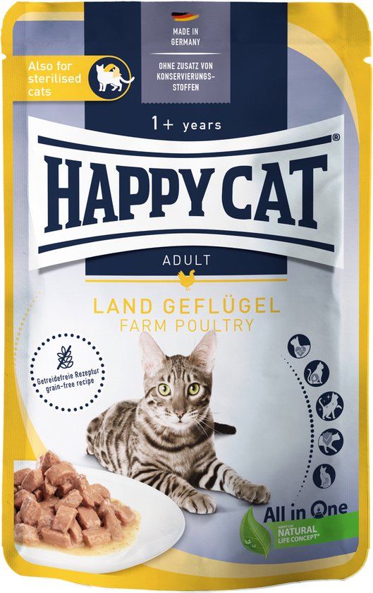 Happy Cat Culinary Adult - Gevogelte - 20 x 85 g