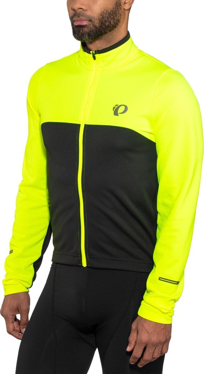 Pearl Izumi Select Fietsshirt lange mouwen Heren geel/zwart Maat S