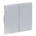 LEGRAND SEANO serieschakelaar afdekking gelakt aluminium 765208