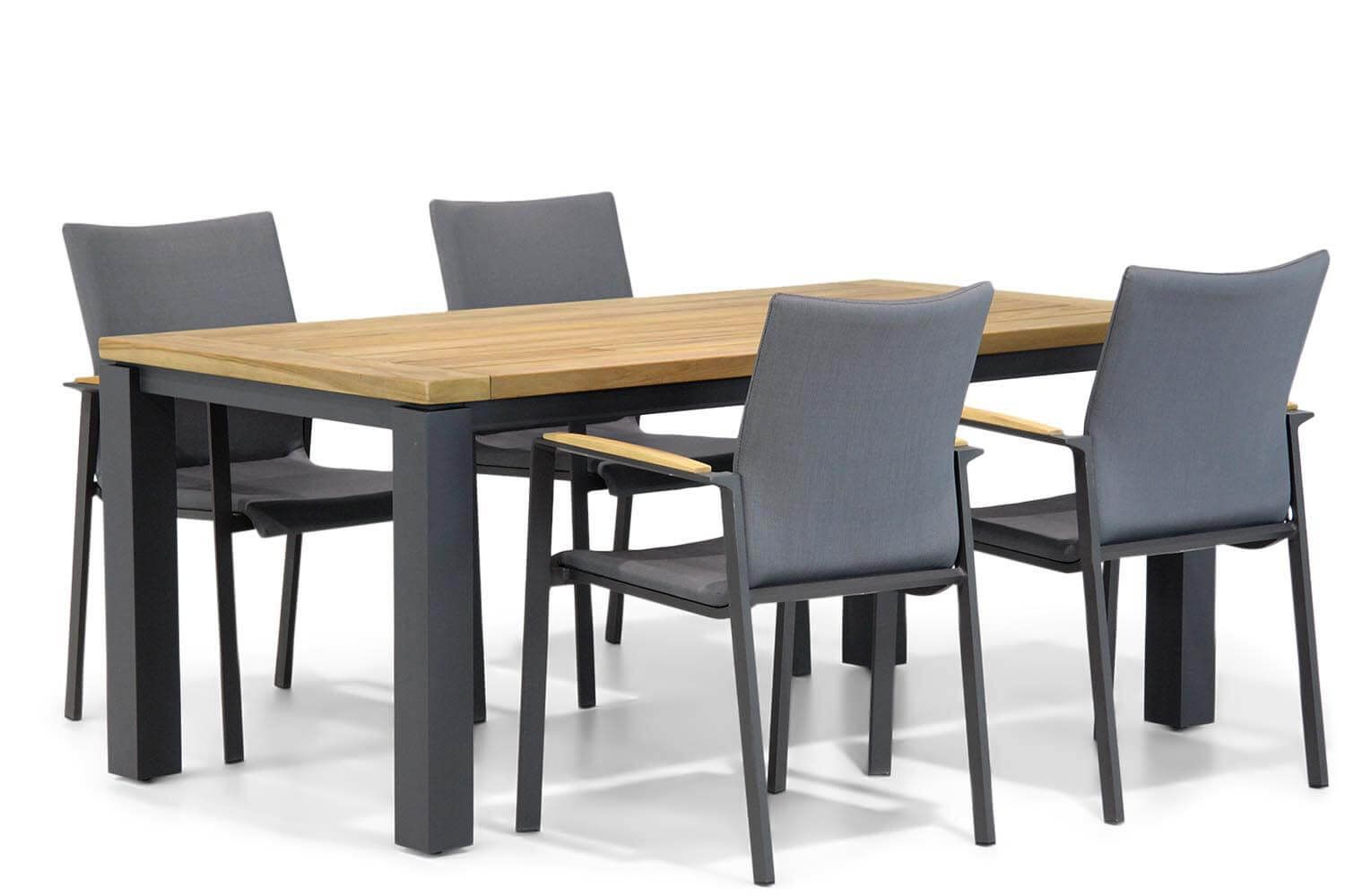 Lifestyle Garden Furniture Lifestyle Brandon/Veneto 180 cm dining tuinset 5-delig