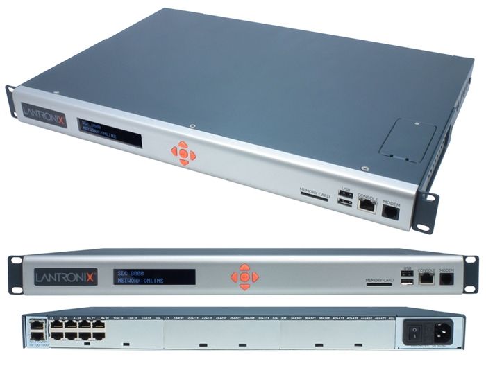 Lantronix SLC 8000 - Console server - 8 ports - 10/100Mb - 2x USB 2.0