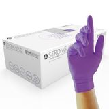Unigloves GM0062 Stronghold poedervrij nitril handschoenen, maat 7/klein, violet (100 stuks)