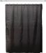 Tendance Rideau de douche et barre de suspension - extensible 70-120 cm - anthracite - avec anneaux - lavable