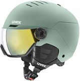 Uvex Wanted Visor Skihelm Unisex-Volwassene Oxid Groen Mat 54-58 cm