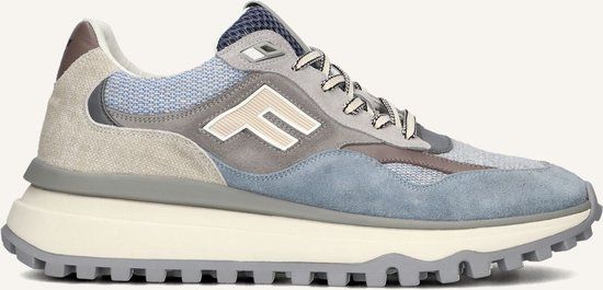 Floris van Bommel Sfm-10238 De Gripper Sneakers - Textiel - Heren - Blauw - Maat 46⅔