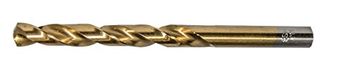 Helder 29302 HSS TIN stalen boor DIN 338, totale lengte: 125 mm, werklengte: 81 mm, diameter: 9,5 mm