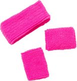 Folat Zweetbandjes Neon Roze (per set)