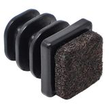 Adsamm INS-R-F-BL-1515-32 32 x lamellenstop met vilt, zwart, 15 x 15 mm