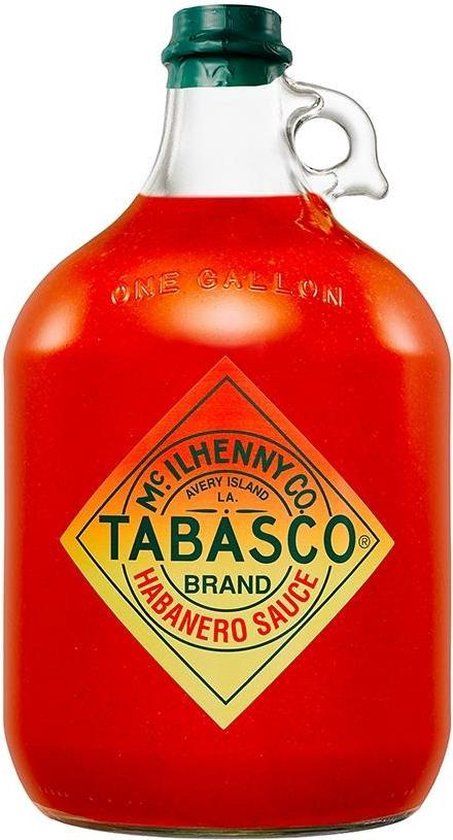 TABASCO® Habanero Sauce Gallon, glass