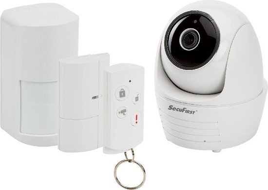 SecuFirst ALM314S Alarmsysteem - draadloos - IP-camera FHD 1080P - bewegingsmelder - deur/raam contact - afstandsbediening