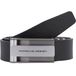 PORSCHE DESIGN Leren riem Business Hook Belt Buckle 35 W115 Black zwart