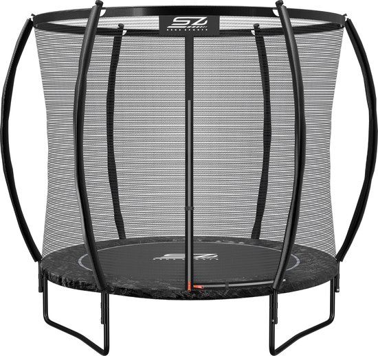 Senz Sports J4000 Plus Trampoline - 244 cm Round with Springs - Includes Safety Net