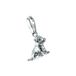 Giorgio Martello Milano Giorgio Martello Charm, Bedel, Hanger 925/000 Gerhodineerd Gepolijst Zilver Zittende Hond