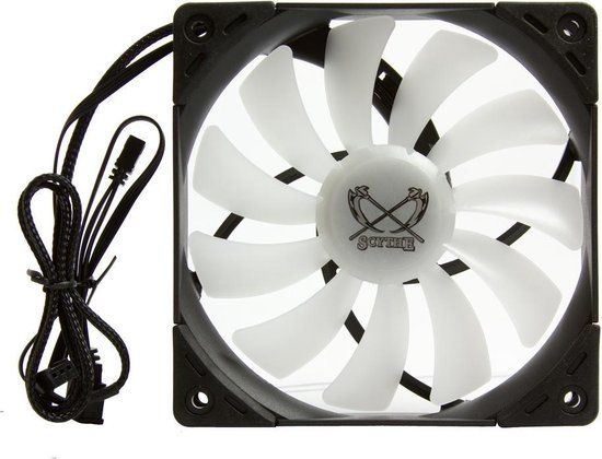 Scythe Kaze Flex 120 PWM RGB - SU1225FD12HR-RNP - Case Fan - 300-1800 RPM - 120mm - Black