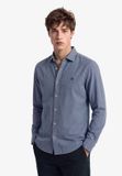 Superdry Riviera Linnen Overhemd Heren Lange Mouwen M Indigo Needle Stripe