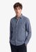 Superdry Riviera Linnen Overhemd Heren Lange Mouwen M Indigo Needle Stripe