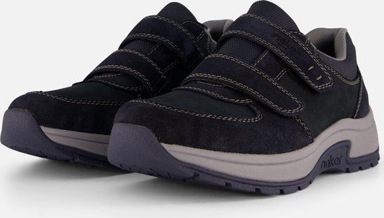Rieker Sneakers blauw Suede - Maat 44