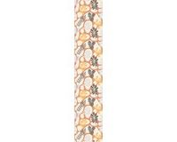 Ambiance Sticker Voorgelijmd vliesbehang - ORANJE TROPISCHE BLADEREN - 1 rol van 300x60cm