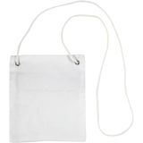 Creativ company Creativ, CC Katoenen Hangportemonnee 13x15 cm Wit