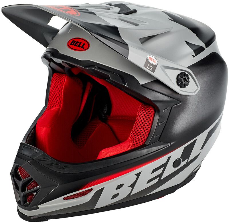 Bell Full-9 Fusion MIPS Fietshelm - matte/gloss gray/crimson