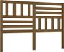 vidaXL Hoofdbord 141x4x100 cm massief grenenhout honingbruin