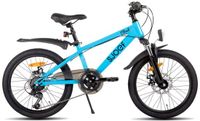 SJOEF Climb Jongensfiets 20 inch Mountainbike - Kinderfiets 6 t/m 8 Jaar - Fiets 20 Inch - 6 Versnellingen - Blauw