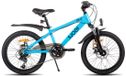 SJOEF Climb Jongensfiets 20 inch Mountainbike - Kinderfiets 6 t/m 8 Jaar - Fiets 20 Inch - 6 Versnellingen - Blauw