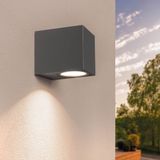 Ledvion LED Wandlamp Antraciet 3W 2700K GU10 IP54