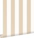 ESTAHome Behang Strepen Wit en Lichtbeige - 53 cm x 10.05 m