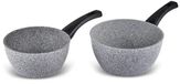 Karaca Gris - Biogranite Sauspannenset – 2-delig – Inductie – Grijs