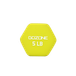 GoZone Haltères hexagonaux en néoprène 5 lb