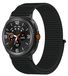 Wigento Samsung Smartwatch-band voor Galaxy Watch 9 / 8 / 8 Classic, nylon, zwart