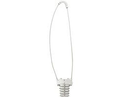 Qoltec - Roestvrij staal - Afneembare handgreep - MBL: 3kN - <7mm - Metaalkleur