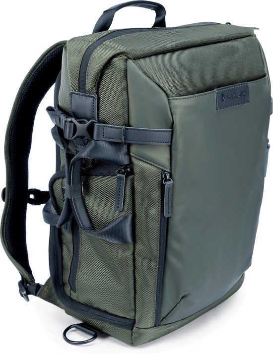 Vanguard VEO SELECT 45M GR - Groene Camera Rugtas - Spiegelreflex/Systeemcamera/Videocamera - 13 inch Laptopvak