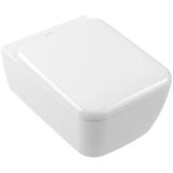Villeroy & Boch Skyla hangtoilet – hoekig – TwistFlush – diepte 53 cm – met softclose zitting – glans wit 4682cl01