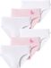 Schiesser Slip Fijne Rib 140 Vrouwen Effen 100% katoen Rosa-Weiss