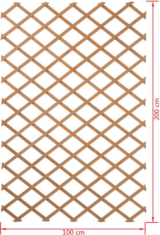 Nature Houten Klimrek - Groen - 1 x 2m - FSC