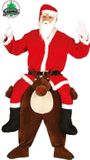 Guirca Guirma - Carry Me Kerstman Kostuum - Bruin - Maat 52-54