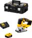 DeWALT Pendelzaag DCS334P1T (1 x 5,0 Ah accu + oplader DCB115 + TSTAK II opbergbox)