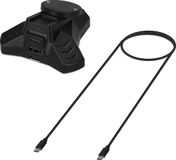 kwmobile computermuis oplaadstation geschikt voor Logitech G PRO X Superlight / G Pro Wireless / G903 / G703 / G403 muis - Draadloze muis oplader - Charger dock met USB kabel - In zwart