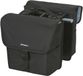 Basil GO - Sacoche double MIK - 32 Litres - Imperméable - Détails réfléchissants - Noir
