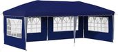 vidaXL Pop-up feesttent 574 x 289 x 245 cm Blauw